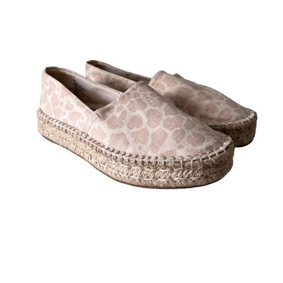 Splendid Women’s 9 Laney Slip On Cheetah Leopard Print Loafer Espadrille Flats - Picture 1 of 6
